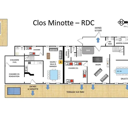 Hébergement de vacances Clos Minotte 30 Pers Jacuzzi, Billard, Baby-foot Tessy-sur-Vire